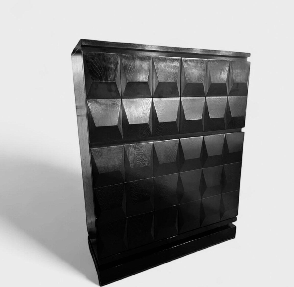 Meuble Bar Et Secrétaire De Style « brutaliste », Maison De Coene Frères Ca 1970